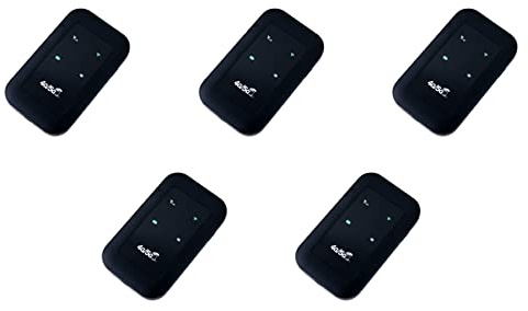 Kznifmk 5X Router WiFi Palmare 4G LTE Ripetitore Auto Mobile WiFi Hotspot Alta Velocità Mifi Modem Router 4G con Slot per SIM Card