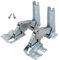 ZUADZAFC 1Pair Fridge Freezer Door Hinges，Compatible For Siemens，Compatible For Bosch，Built-in Refrigerator Flat Hinges