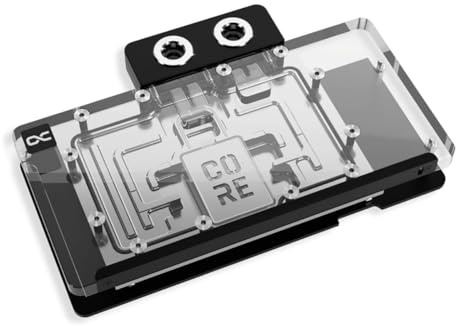 Alphacool Core RX 9070 XT Steel Legend GPU Wasserblock mit Rückplatte