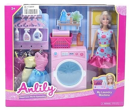 Puppe mit Waschmaschine 541986 ADAR