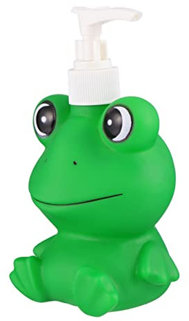 CLISPEED Cartoon Pumpspender für Lotion Niedlicher Frosch Seifenspender Multifunktionale Flüssigkeitsbehälter für Nachzufüllen Reinigen Sicherer und Praktischer Gebrauch