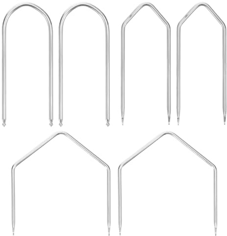 6 Pcs Radio Removal Tool, U-Shaped Ford Radio Removal Tools Automotive Disassembly Pry Tool Kit, Stainless Steel Stereo Host Release Tools for Most Vehicles Cd Dvd, Car Accessories