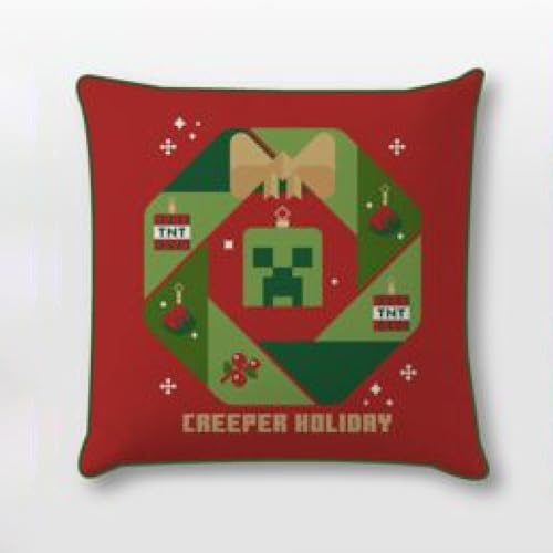 Carbotex Minecraft Weihnachten Kissenbezug 40x40 cm