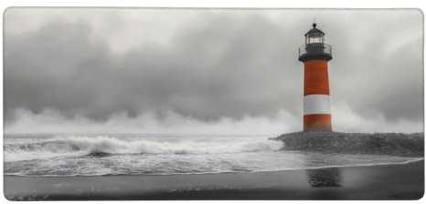 Mauspad XXL See & grau, 50 x 25 cm Groß Gaming Mousepad Bürobedarf G313