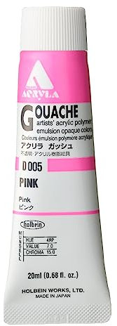 Holbein Acryla Gouache Pink (A) 20ml by Holbein Acryla Gouache