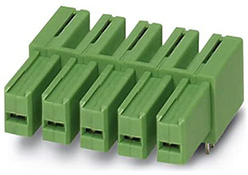 PHOENIX CONTACT MCV 1,5/5-G-3,81 P26 THRR56 Leiterplattengrundleiste,8 A, 160 V, 1,5mm² Nennquerschnitt, 5 Anzahl der Potenziale,MCV 1,5/..-G Artikelfamilie, 3,81mm Rastermaß,2,6mm Pinlänge,50 Stück