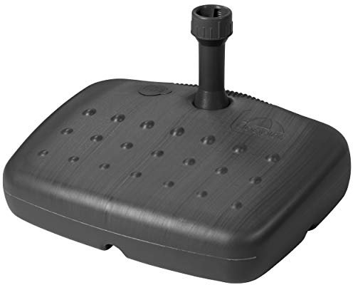 Doppler Balkon PE Füllsockel - Für Sonnenschirme bis ca. 180 cm - Mit Sand und Wasser befüllbar - 17 Liter/20 kg - Anthrazit