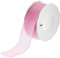 Präsent Four Seasons - Nastro di organza con filo metallico, 40 mm, 25 m, colore: Rosa antico
