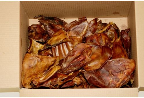 Hollings Pigs Ears Natural Dog Treats Bulk Box of 20, British Product, British Quality