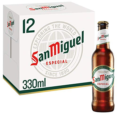 San Miguel Premium Lager, 330 ml (Pack of 12)