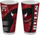 The Memory Company NBA Pint-Glas, Carbon-Design, Washington Wizards, Team-Farbe, 473 ml