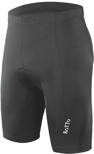 ROTTO Pantalones Cortos de Ciclismo para Hombre Pantalones Cortos de Bicicleta Acolchados
