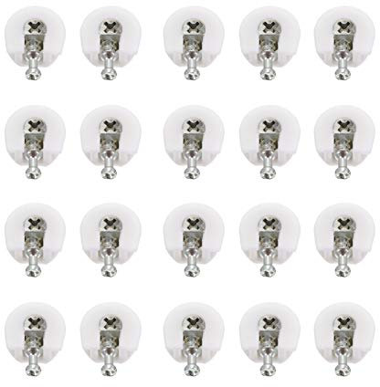 VILLCASE 100piezas Conectores Excéntricos Para Muebles De Fijaciones De Tuerca Para Armarios y Muebles Conexiones Prácticas y Estables