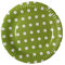 Cathy's toy Shop 20pcs Polka Dots Paper Tableware 7 Plates Birthday Party Wedding Events Cake Plate 7 (7 Green Polka Dot Plates)