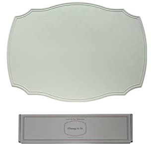Rommy & Co. Premium Silikon Platzdeckchen, 2 Stück (Silver Sage)