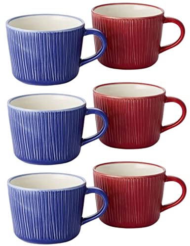 Cha Cult teemando® 3 X Becher Arinya Keramik, 2-fach sortiert 0,25 l = 6 Beccher