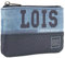 Lois - Portamonete Uomo Piccolo in Canvas-Pvc con protezione RFID - Porta Monete con Chiusura a Cerniera - Porta Monete da Uomo piccolo Portachiavi, Blu