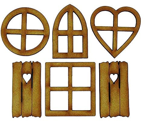 6 Stück/Set Holzfee Elf Bastelset Fairycore Garten Dekor Vintage Haus Miniatur Ornament Miniatur Artikel