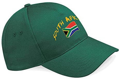 Supportershop Unisex Südafrika Baseballkappe, grün, One Size