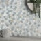 MOFIT - Piastrelle adesive da parete esagonali 3D, effetto marmo e mosaico metallico, resistenti al calore (blu, verde, grigio, 10 fogli)