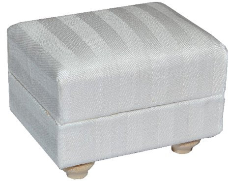 alles-meine.de GmbH Miniatur Couch Hocker/Sofa Hocker - für Puppenstube Maßstab 1:12 - Puppenhaus Puppenhausmöbel Sofasessel Wohnzimmer Klein