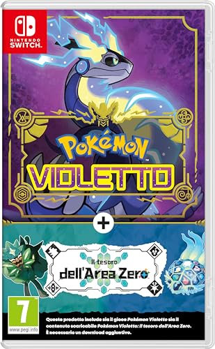 Pokémon Violetto + Espansione Il Tesoro dell’Area Zero - Videogioco Nintendo - Ed. Italiana - Versione su Scheda