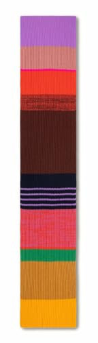 Oilily Aya Knitted Scarf Multi Stripe Arabian Spice