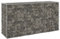 Tino Tech Gabionenwand aus Verzinkter Stahl 200x60x100 cm Silber Steinkorb Gabionen Körbe Gabionen Zaun Gartenmauer Gabione aus Metall Garten Gabione Pflanzenwand Gabionen Gitter