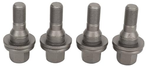 CFTGIW 4 Pcs 17mm Hex Wheel Lug Bolts 003549817 Tyre Nuts Studs Replacement for Peugeot 206 207 208 308 407 1007