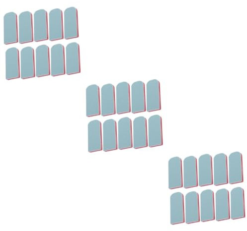 Healeved 30pcs Professional Nail Artwork Polishing File Sides Different Functions Safe Material for Artwork