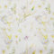 Papel Pintado Floral,44 x 500cm Papel Pintado Flores Blanco y Amarillo Papel Pintado Hojas Verdes Papel Pintado Botánico Papel Adhesivo Muebles para Salón,Baño,Sala de Estar, Dormitorio,Cocina,Salón