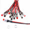 JYCONNECTS Lot de 20 mini boutons momentanés ronds - 3 V 6 V 12 V 24 V - Interrupteur à pression rond à 2 broches