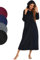 Minicoco Accappatoio da donna in pile con cerniera intera, soffice e super morbido, con cappuccio, in flanella spessa, calda e soffice, con tasche, Nero , XXL