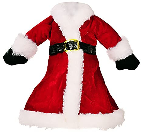 Qerwsdty Christmas Wine Bottle Cover, Reusable Wine Jumper Cover Dress for Christmas Celebration Christmas Table Decoration, A
