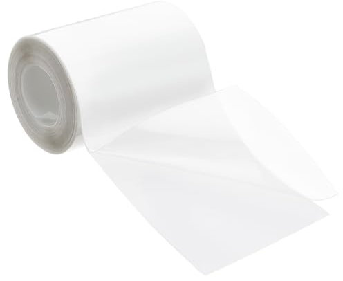 BENECREAT 5.47m TPU Scratch Repair Car Stickers, 65mm White Car Door Sill Protector, Adhesive Strip Film, Bike Protection Tape for Protectinig Repair Accessories