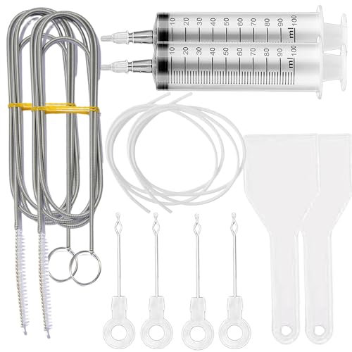 CXAFQ 5 Juegos De Herramientas De Limpieza Para Refrigeradores y 2 Juegos a La Venta,Set De Accesorios Para Refrigerador,Se Puede Doblar a Voluntad y Reutilizar,Para Fregadero De Cocina y Refrigerador