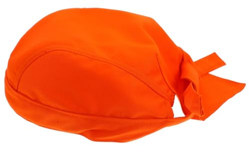 Generisch Warnschutz-Bandana, Hohe Sichtbarkeit, Orangefarbene Schweißerkappe Mit Verstellbarer Passform Und Staubschutz, Kappe, Kopfbedeckung, Kopfwickel, Anti-verbrühungs-mütze,