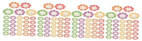 Cabilock 4 Juegos Plato De Papel Flor Platos De Fiesta Placas Iridiscentes Decoración Del Hogar Decoraciones Decoración De La Mesa De Café Cuadrado Fiesta De Vasos De Papel 100 Uds * 4