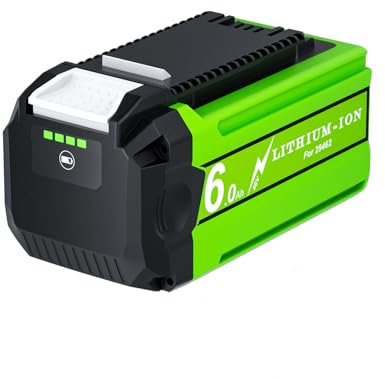 6000mAh Ersatzakku für GreenWorks, Powtree 40V Akku Kompatibel für GreenWorks 29462 29472 29252 25312 25322 20202 20642 21242 22272 27062 Akku-Elektrowerkzeuge