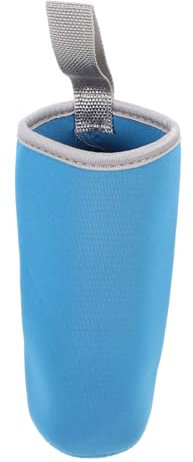 Veemoon Neopren Flaschenhülle 550ml - Isolierte Thermosflasche Überzug - Schutzhülle Für Trinkflasche Sporttasche Flaschenüberzug in Eisblau 6 8x19 cm