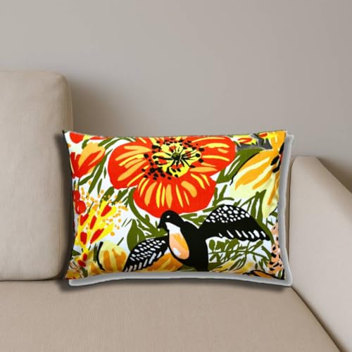 Natura - Kräuterkissen 50 x 34 cm mit 10 Kräutern für ruhigen Schlaf | 3D antiallergen Silikonfaser-Polyester-Füllung | 100% Baumwollbezug | Florentina | Geschenkidee