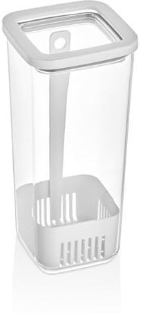 VIP Ahmet Kräuterbehälter Set 3-teilig – 1700 ml Frischhalteboxen für Kräuter & Gemüse – BPA-frei mit Wasserreservoir & herausnehmbarem Einsatz – Ideal für Kühlschrank & Küche