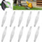12 Pièces Lames de Tondeuse à Gazon En Acier Inoxydable Lame Coupe Bordure Lames Coupe Bordure Lames de Rechange Pour Tondeuse à Gazon Outils de Jardin Pour la Tonte Tondeuse électrique