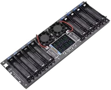 18650 Lithium-Batterietester DC-Anschluss 2,4-Zoll-Farbbildschirm Digitales Batterieleistungsdetektormodul DC5V 10A Tester 8 Kanäle8