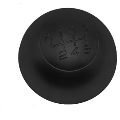 Hguvsjd Schaltknäufe Für Alfa Für Romeo Für Giulietta 2010-2020 6-Gang-Schaltknauf Hebelwechsel Getriebe Stick Shifter Abzeichen Emblem Zierkappe Abdeckung Auto Schaltknauf(Schwarz)