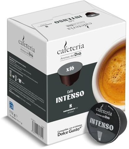 Café en cápsulas intenso Cafetería de Dia caja 16 unidades