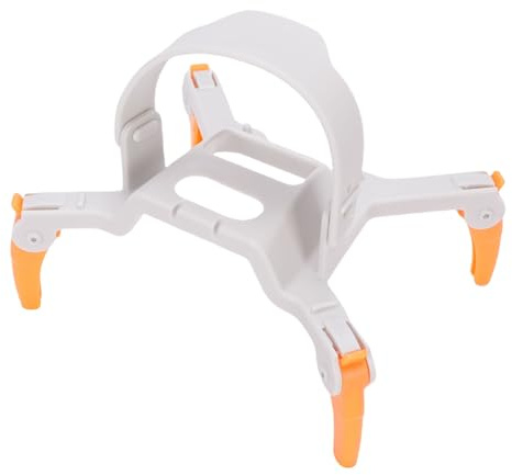 Bediffer Drohnen-Fahrwerksbein, Premium-Kunststoff-Silikon, Faltbare Höhenverlängerung für Flip-Spider-Bein-Drohne (Orange)