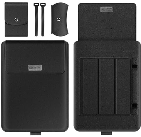 PU Antiwater Notebook Case Suitable For Samsung Galaxy Book 4 5 Pro 360 Laptop Bag Flip Sleeve Stand Charger Mouse Pouch(Black,For 14inch)