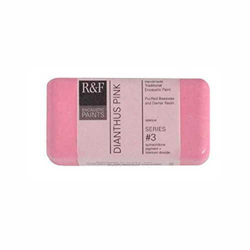 R & F 40ml (small cake) Encaustic (Wax Paint) Dianthus Pink (1131)