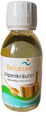 Bellasan Saunaaufguss Alpenkräuter (150 ml) Sauna-Aufgussmittel Saunaduft Aufguss-Konzentrat